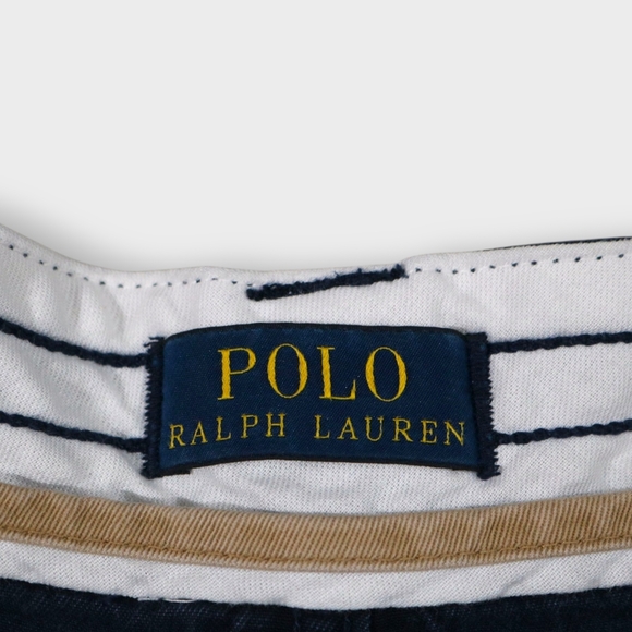 POLO Ralph Lauren Shorts Mens SZ 38 GELLAR Cargo Fatigue Blue Classic Fit - Picture 7 of 11